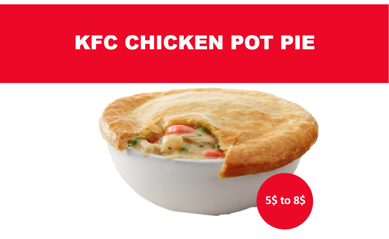 kfc chicken pot pie,How many calories in KFC Pot Pie