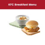 KFC Breakfast Menu