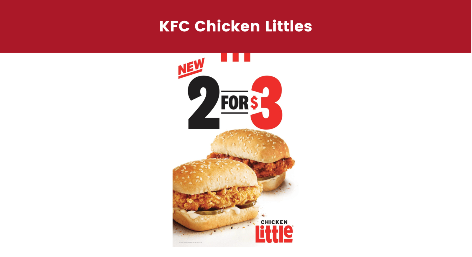 KFC Chicken Littles
