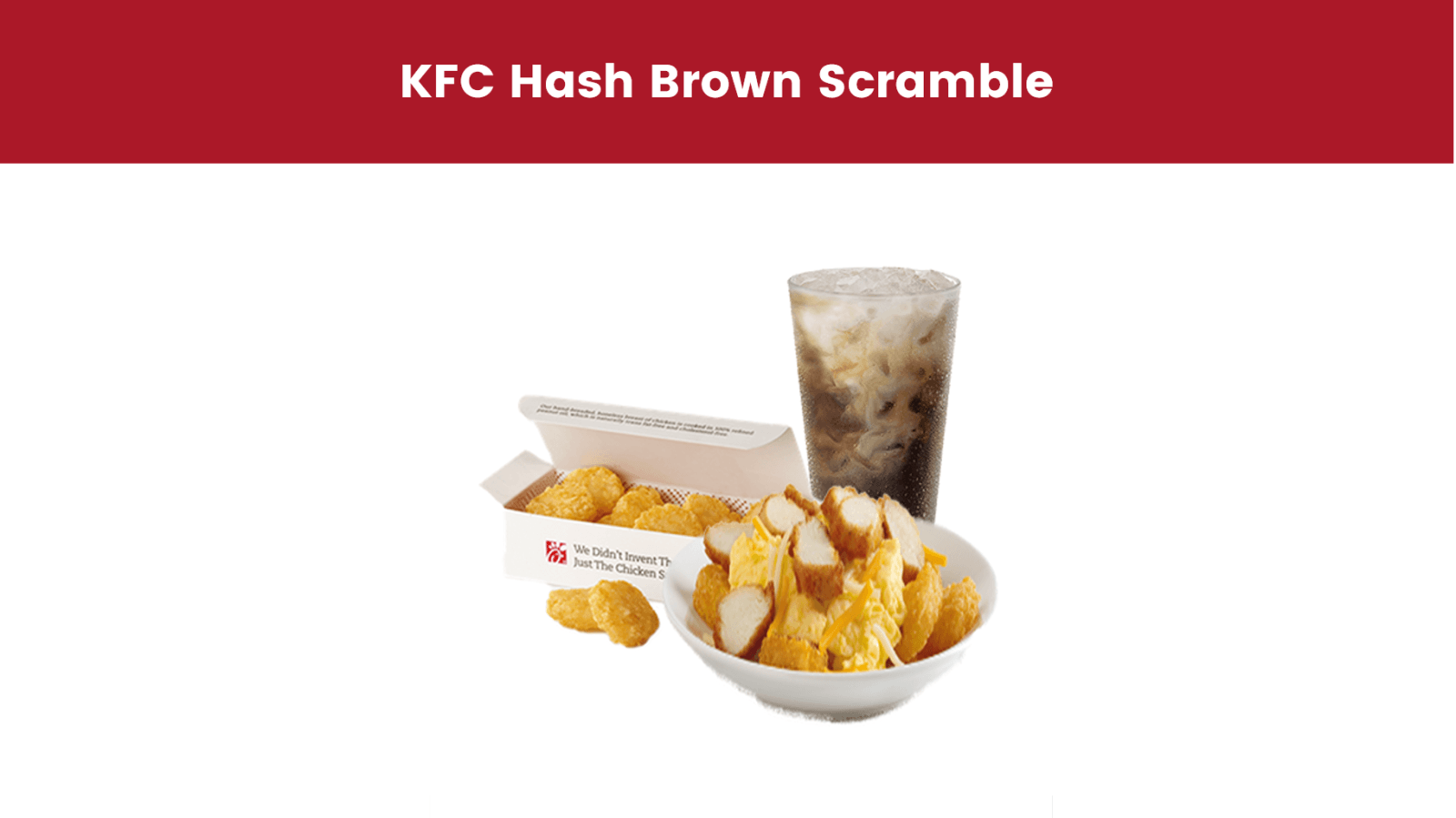 KFC Hash Brown Scramble 