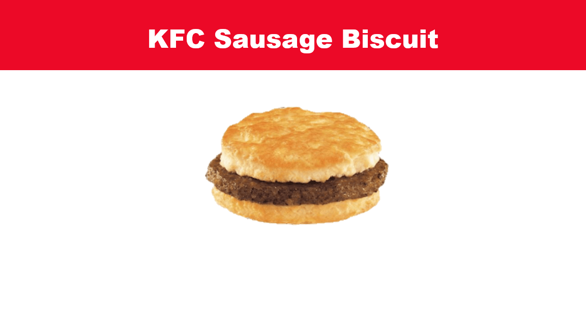 KFC Sausage Biscuit
