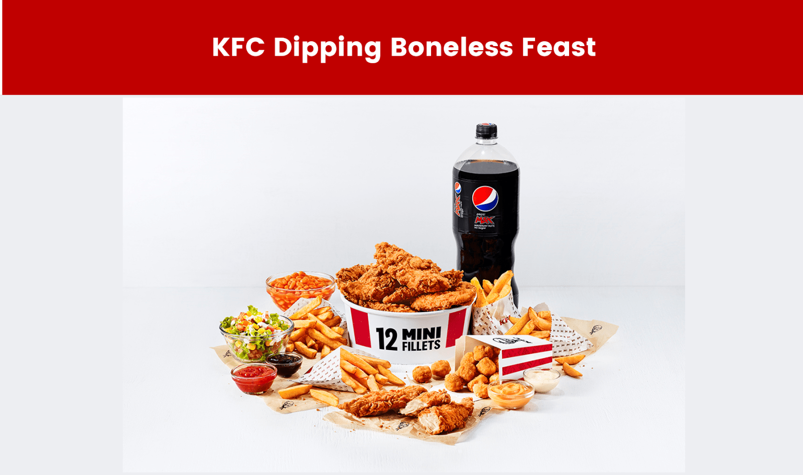 KFC Dipping Boneless Feast
