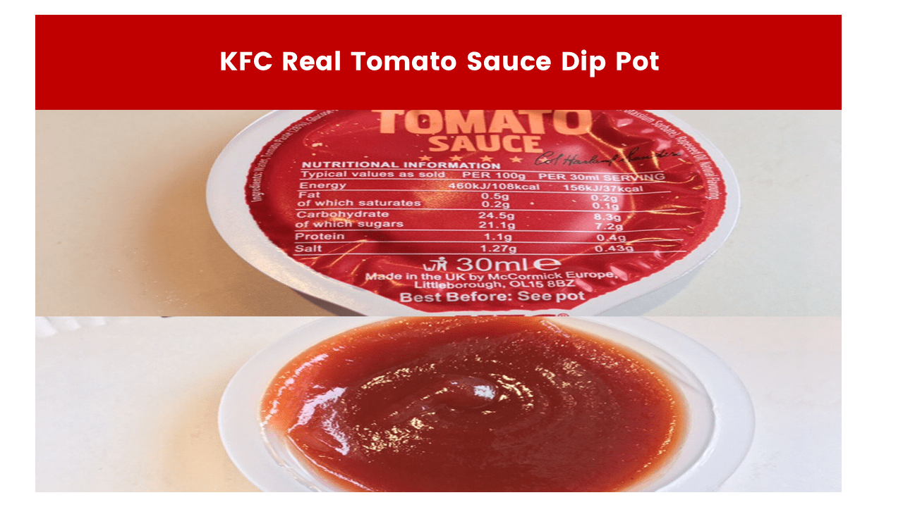 KFC Real Tomato Sauce Dip Pot